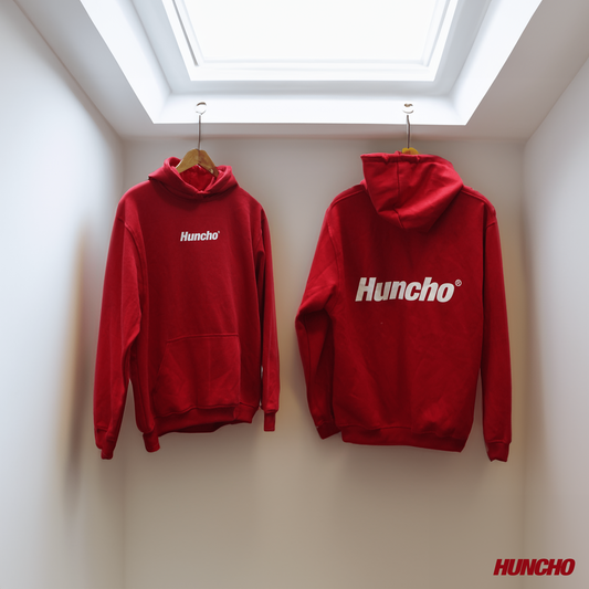 HUNCHO OG LOGO HOODIE RED