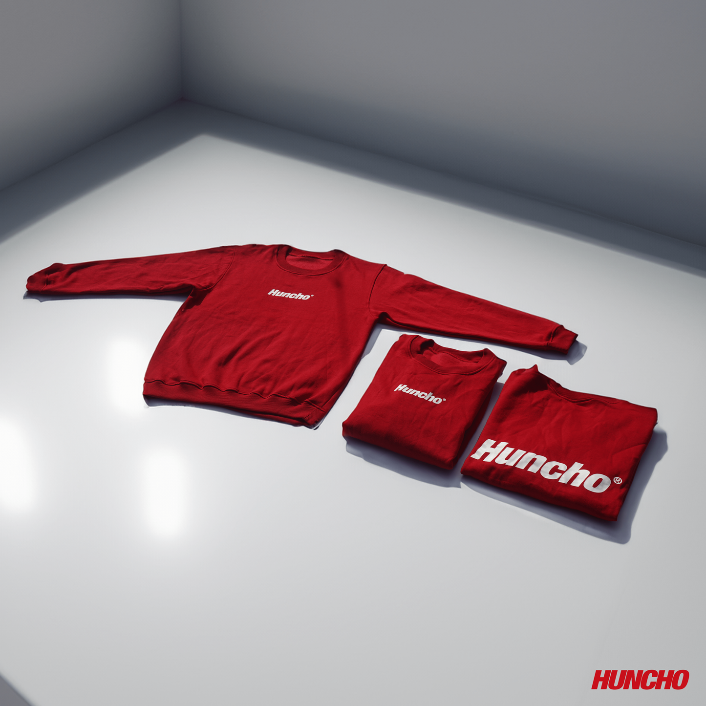 HUNCHO OG LOGO SWEATER RED