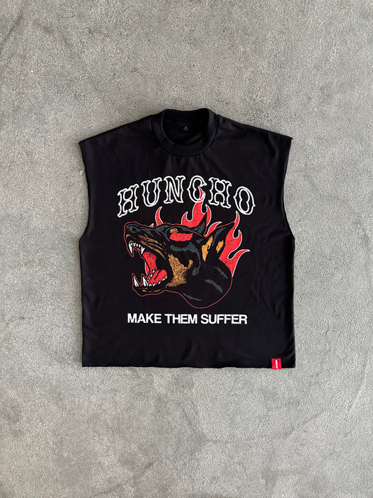 HUNCHO RAW EDGE CUT SLEEVE